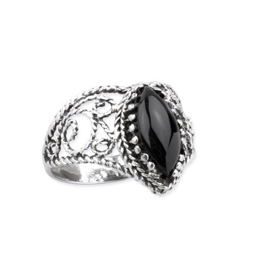 Silberring mit Onyx - vergleichen und g&uuml;nstig kaufen